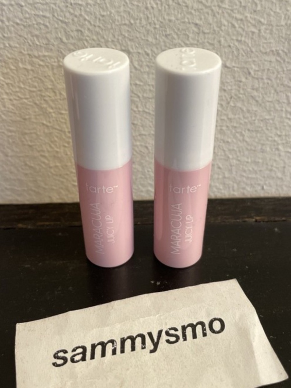 Tarte Maracuja Juicy Lip Balm - Rose 0.7g, mini Size x2